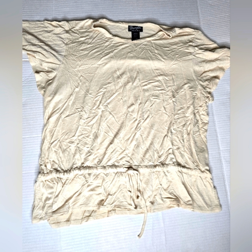 Wrangler Retro Oatmeal Cinched Blouse